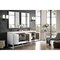 James Martin Vanities Athens 72in Double Vanity, Glossy White w/ 3 CM Eternal Marfil Top E645-V72-GW-3EMR - alternate 2